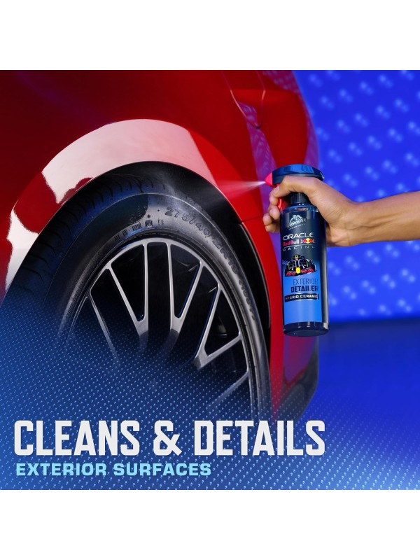 Armor All Podium Series 3-Piece Protect & Shine Car Detailing Kit Developed with Oracle Red Bull Racing, Includes Hybrid Ceramic Exterior Detailer, Tire Shine, and Interior Protectant, 16 fl oz Each