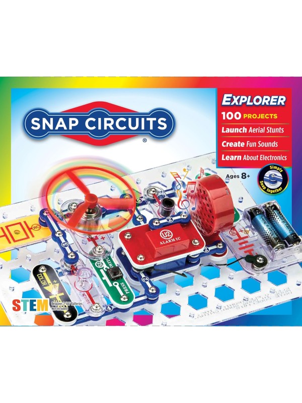 Snap Circuits Classic SC-300 Electronics Exploration Kit | Over 300 Projects | Full Color Manual Parts | STEM Educational Toy for Kids 8+ 2.3 x 13.6 x 19.3 inches