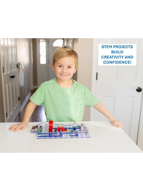 Snap Circuits Classic SC-300 Electronics Exploration Kit | Over 300 Projects | Full Color Manual Parts | STEM Educational Toy for Kids 8+ 2.3 x 13.6 x 19.3 inches