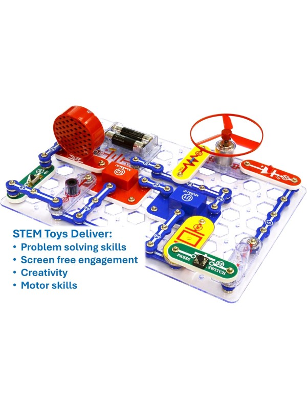 Snap Circuits Classic SC-300 Electronics Exploration Kit | Over 300 Projects | Full Color Manual Parts | STEM Educational Toy for Kids 8+ 2.3 x 13.6 x 19.3 inches