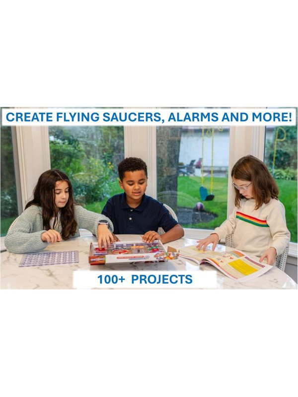 Snap Circuits Classic SC-300 Electronics Exploration Kit | Over 300 Projects | Full Color Manual Parts | STEM Educational Toy for Kids 8+ 2.3 x 13.6 x 19.3 inches