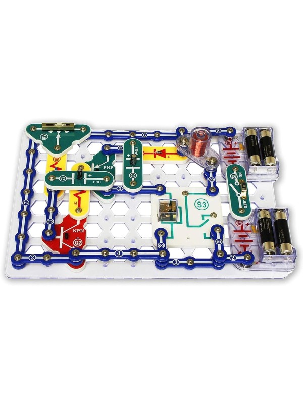Snap Circuits Classic SC-300 Electronics Exploration Kit | Over 300 Projects | Full Color Manual Parts | STEM Educational Toy for Kids 8+ 2.3 x 13.6 x 19.3 inches