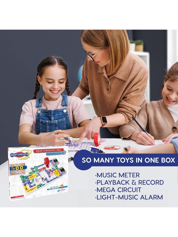 Snap Circuits Classic SC-300 Electronics Exploration Kit | Over 300 Projects | Full Color Manual Parts | STEM Educational Toy for Kids 8+ 2.3 x 13.6 x 19.3 inches