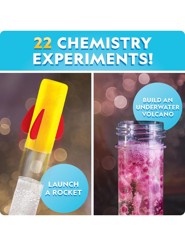 National Geographic Mega Science Lab - Science Kit for Kids with 130+ Easy Experiments, Featuring Earth Science, Chemistry Set, and Magic STEM Projects for Boys and Girls (Amazon Exclusive)