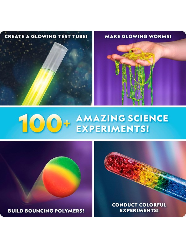 National Geographic Mega Science Lab - Science Kit for Kids with 130+ Easy Experiments, Featuring Earth Science, Chemistry Set, and Magic STEM Projects for Boys and Girls (Amazon Exclusive)