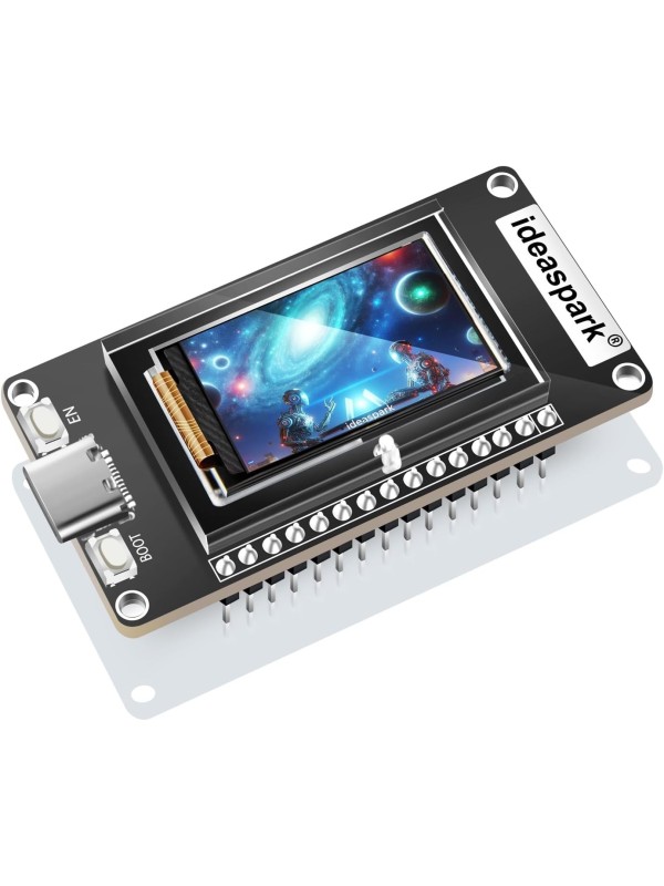 ideaspark® ESP32 Development Board Integrated 1.14 inch ST7789 135x240 TFT LCD Display,WiFi+BL Wireless Module,CH340 Driver USB Type-C for Arduino Micropython (ESP32 1.14 inch LCD(Solder PIN))