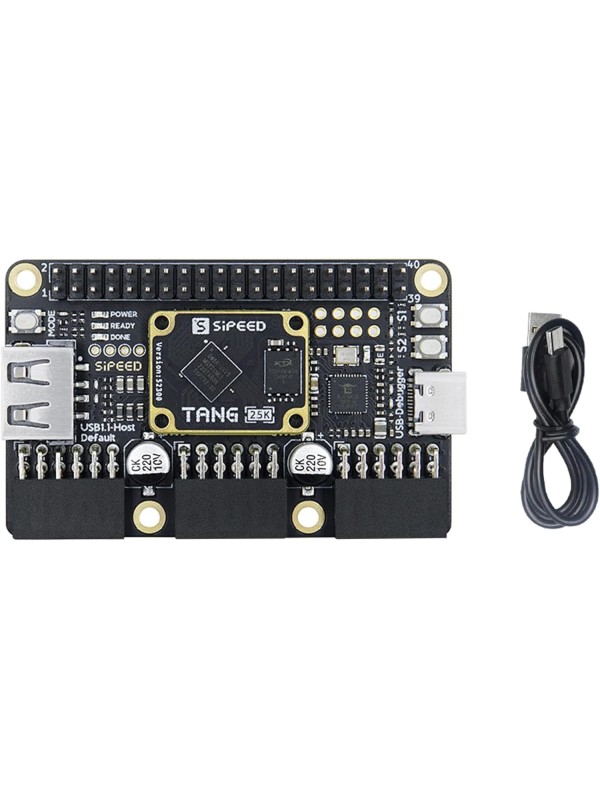 Sipeed Tang Primer 25K GW5A FPGA Development Board, 64Mbits Linux RISCV Single Board Computer, with MIPI 2.5Gbps Ethernet PMOD Port for FPGA Education, Support SDRAM HDMI Camera Module (PMOD Bundle)