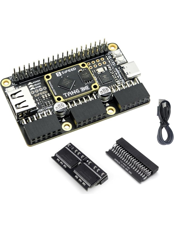 Sipeed Tang Primer 25K GW5A FPGA Development Board, 64Mbits Linux RISCV Single Board Computer, with MIPI 2.5Gbps Ethernet PMOD Port for FPGA Education, Support SDRAM HDMI Camera Module (PMOD Bundle)