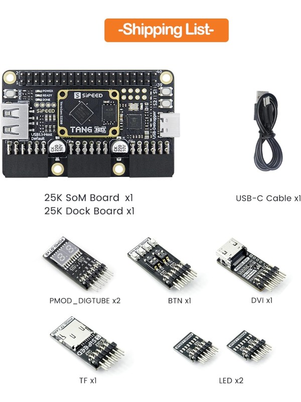 Sipeed Tang Primer 25K GW5A FPGA Development Board...