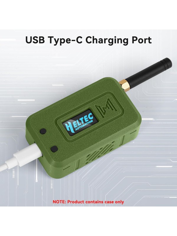 2 Set ESP32 Lo Ra V3 Module Board with 915 MHz Antenna + 3000mAh Battery + Case - Integrated WiFi Blue Tooth SX1262 CP2102 0.96” OLED Display Type C for Ar duino Lo ra Mesh Tastic IoT (N35, Black)