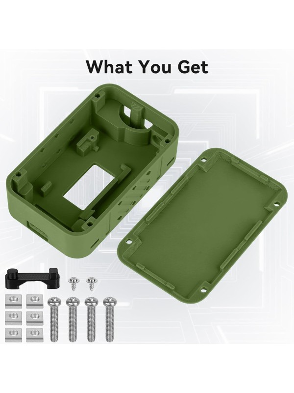 2 Set ESP32 Lo Ra V3 Module Board with 915 MHz Antenna + 3000mAh Battery + Case - Integrated WiFi Blue Tooth SX1262 CP2102 0.96” OLED Display Type C for Ar duino Lo ra Mesh Tastic IoT (N35, Black)