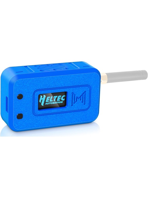 2 Set ESP32 Lo Ra V3 Module Board with 915 MHz Antenna + 3000mAh Battery + Case - Integrated WiFi Blue Tooth SX1262 CP2102 0.96” OLED Display Type C for Ar duino Lo ra Mesh Tastic IoT (N35, Black)