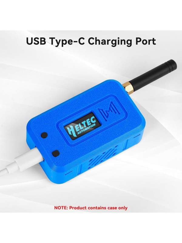 2 Set ESP32 Lo Ra V3 Module Board with 915 MHz Antenna + 3000mAh Battery + Case - Integrated WiFi Blue Tooth SX1262 CP2102 0.96” OLED Display Type C for Ar duino Lo ra Mesh Tastic IoT (N35, Black)