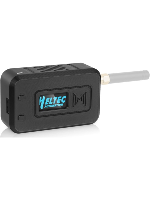 2 Set ESP32 Lo Ra V3 Module Board with 915 MHz Antenna + 3000mAh Battery + Case - Integrated WiFi Blue Tooth SX1262 CP2102 0.96” OLED Display Type C for Ar duino Lo ra Mesh Tastic IoT (N35, Black)