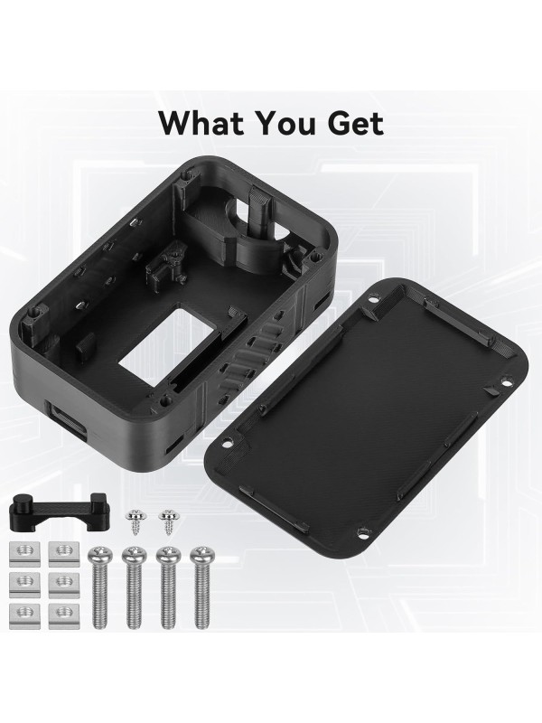 2 Set ESP32 Lo Ra V3 Module Board with 915 MHz Antenna + 3000mAh Battery + Case - Integrated WiFi Blue Tooth SX1262 CP2102 0.96” OLED Display Type C for Ar duino Lo ra Mesh Tastic IoT (N35, Black)