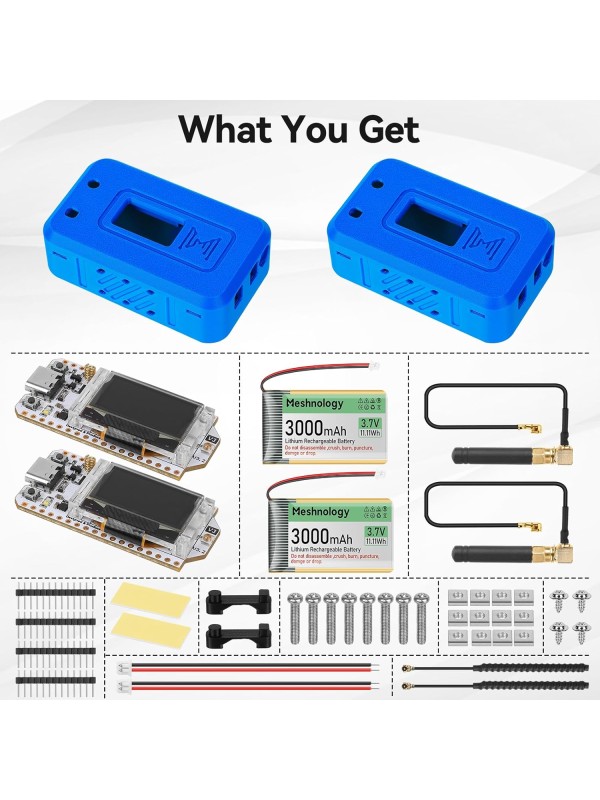 2 Set ESP32 Lo Ra V3 Module Board with 915 MHz Ant...