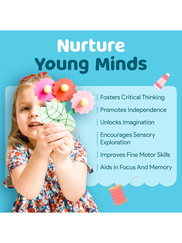 Craft Box for Kids - 10 Creative Arts and Crafts for Kids Ages 4-8, Fun, No Mess Educational Preschool & Homeschool Art Projects, Toddler Crafts Kit Supplies, 3 4 5 6 7 8 Year Old Girls & Boys