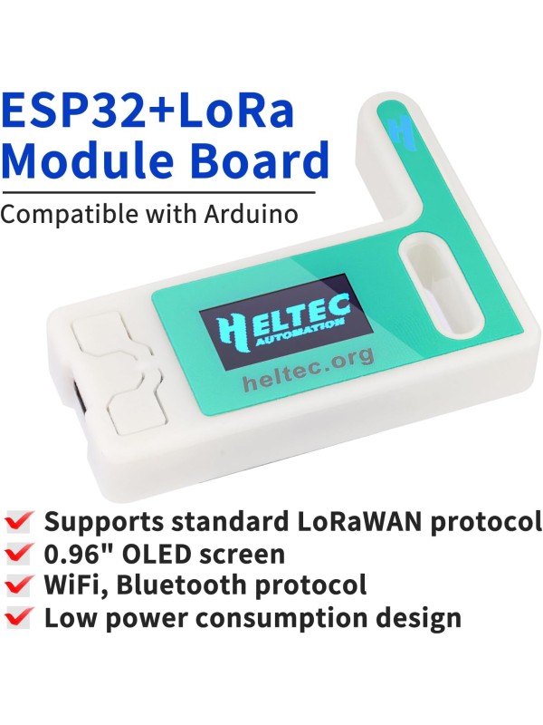 ESP32 LoRa V3 SX1262 Development Board with 0.96 inch OLED Display 240MHz CP2102 863-928 MHz Antenna for Ar duino Meshtastic LoRawan IOT (Upgraded Antenna)