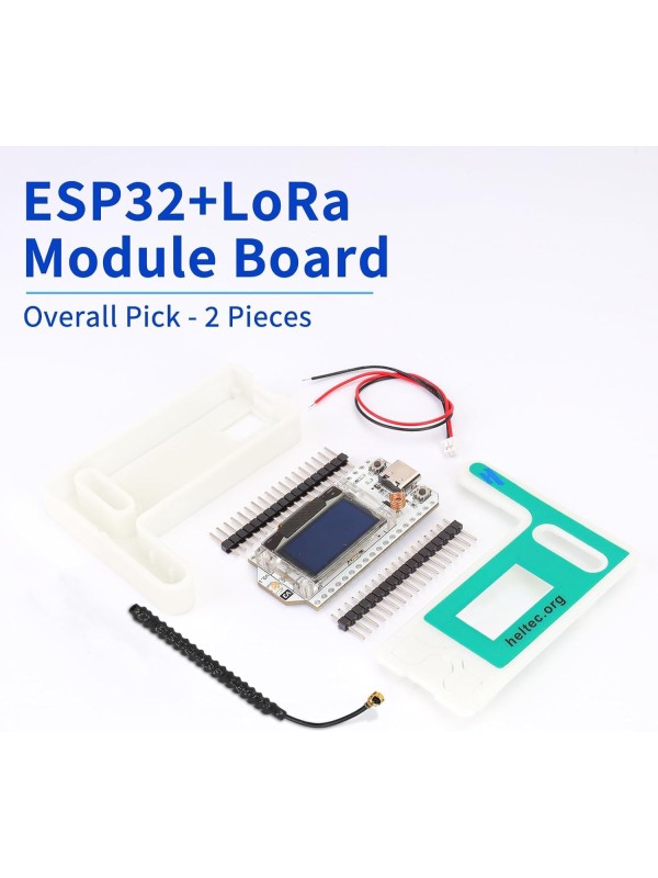 ESP32 LoRa V3 SX1262 Development Board with 0.96 inch OLED Display 240MHz CP2102 863-928 MHz Antenna for Ar duino Meshtastic LoRawan IOT (Upgraded Antenna)