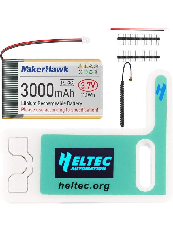 ESP32 LoRa V3 SX1262 Development Board with 0.96 inch OLED Display 240MHz CP2102 863-928 MHz Antenna for Ar duino Meshtastic LoRawan IOT (Upgraded Antenna)