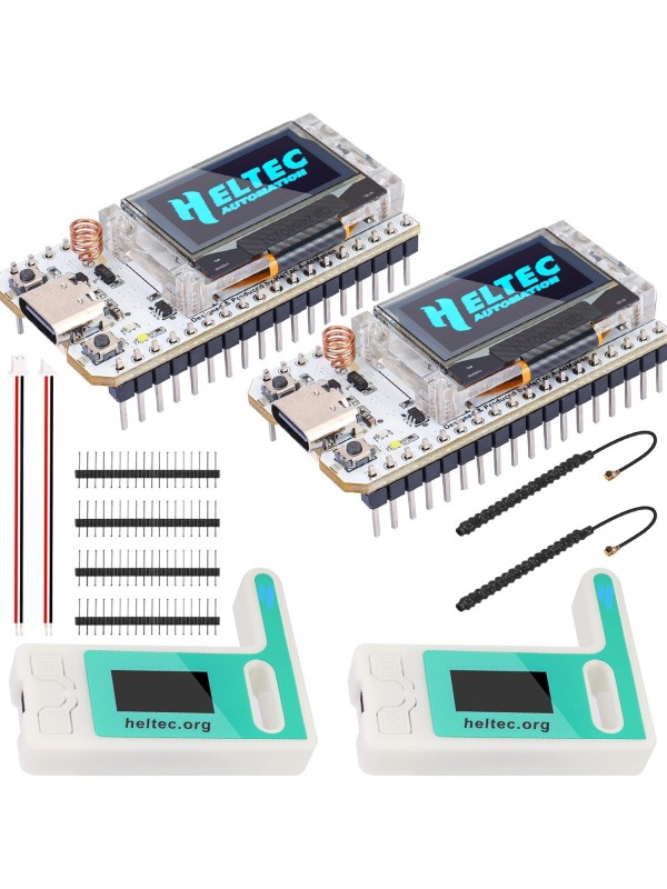 ESP32 LoRa V3 SX1262 Development Board with 0.96 inch OLED Display 240MHz CP2102 863-928 MHz Antenna for Ar duino Meshtastic LoRawan IOT (Upgraded Antenna)