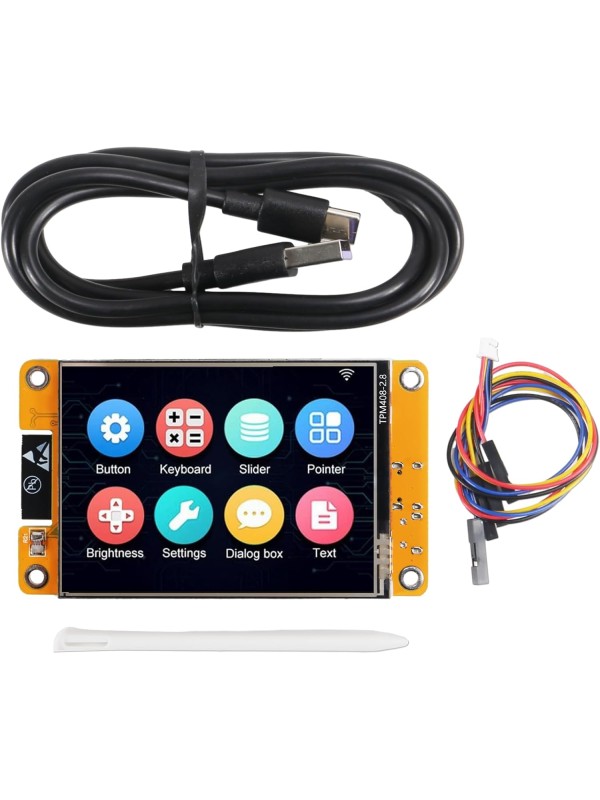 AITRIP 1 Pack ESP32 Development Board ESP32-2432S028R WiFi Bluetooth 2.8 Inch 240X320 Smart Display TFT Module Touch Screen for Arduino