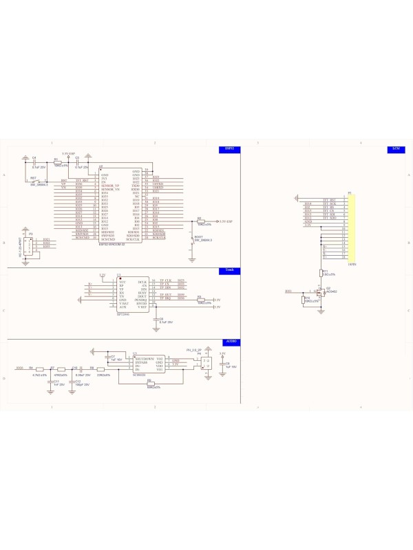 AITRIP 1 Pack ESP32 Development Board ESP32-2432S0...