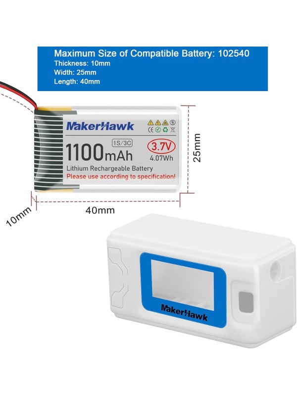 2 Pack ESP 32 Lo Ra V3 Development Board + 1100mAh Battery + Protect Case Set - with 915MHz Antenna and SX 1262 Surport WiFi Blue Tooth Lo Ra V3 Devices for Meshtastic Ar duino LoRawan IOT