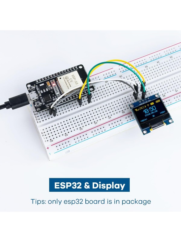 3Pack ESP32 ESP-32S Development Board USB-C WiFi Bluetooth Dual Core Microcontroller for Arduino IDE, Support AP/STA/AP+STA, CP2102 Chip ESP-WROOM-32