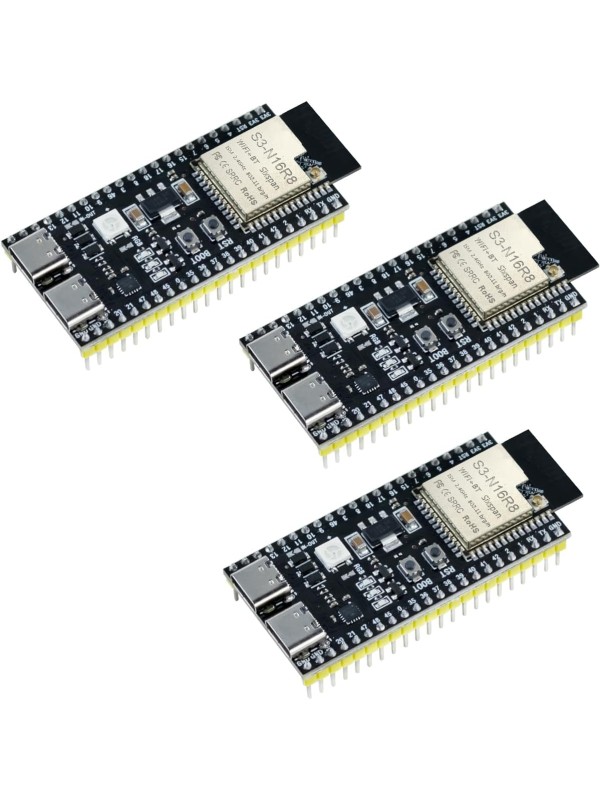3Pack ESP32 ESP-32S Development Board USB-C WiFi Bluetooth Dual Core Microcontroller for Arduino IDE, Support AP/STA/AP+STA, CP2102 Chip ESP-WROOM-32
