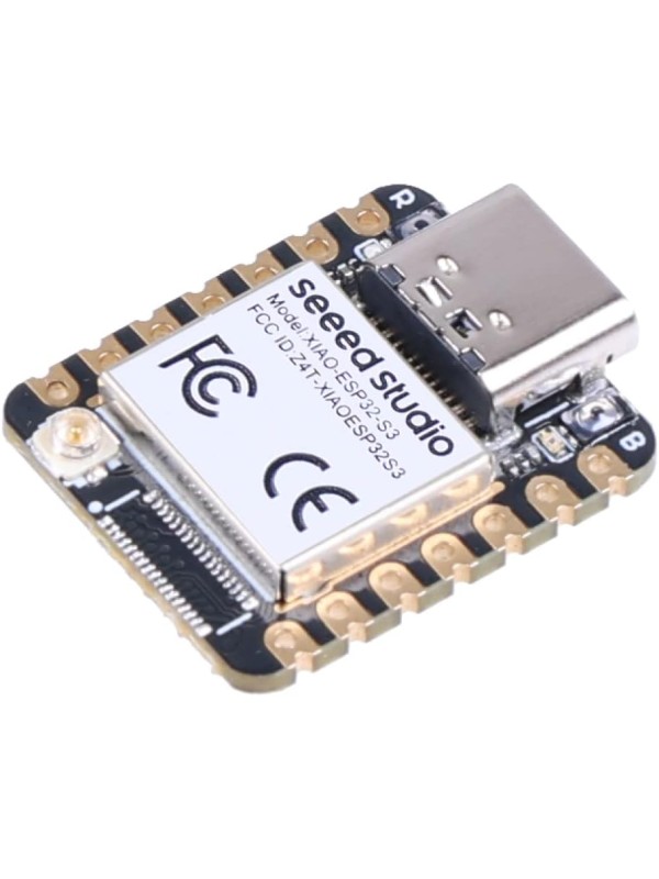 Seeed Studio XIAO ESP32 S3 Sense - 2.4GHz Wi-Fi, BLE 5.0, OV2640 Camera Sensor, Digital Microphone, 8MB PSRAM, 8MB Flash, Battery Charge Supported, Rich Interface, IoT, Embedded ML …
