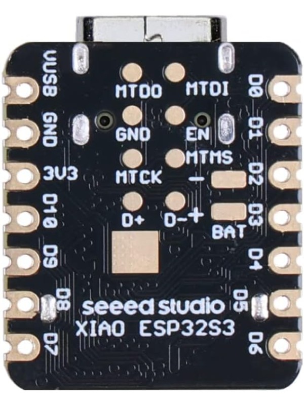 Seeed Studio XIAO ESP32 S3 Sense - 2.4GHz Wi-Fi, BLE 5.0, OV2640 Camera Sensor, Digital Microphone, 8MB PSRAM, 8MB Flash, Battery Charge Supported, Rich Interface, IoT, Embedded ML …