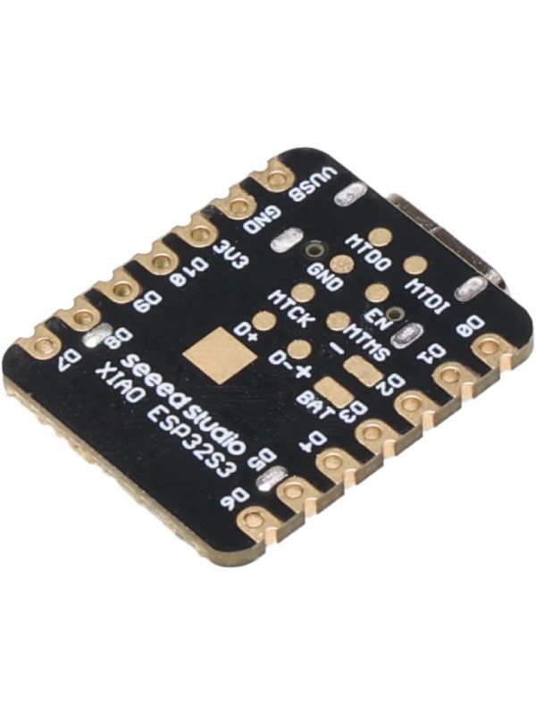 Seeed Studio XIAO ESP32 S3 Sense - 2.4GHz Wi-Fi, BLE 5.0, OV2640 Camera Sensor, Digital Microphone, 8MB PSRAM, 8MB Flash, Battery Charge Supported, Rich Interface, IoT, Embedded ML …