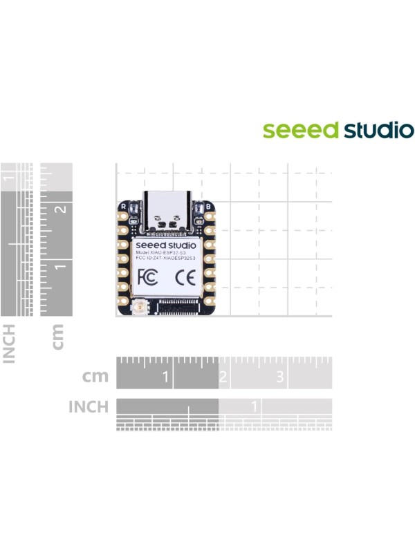 Seeed Studio XIAO ESP32 S3 Sense - 2.4GHz Wi-Fi, BLE 5.0, OV2640 Camera Sensor, Digital Microphone, 8MB PSRAM, 8MB Flash, Battery Charge Supported, Rich Interface, IoT, Embedded ML …