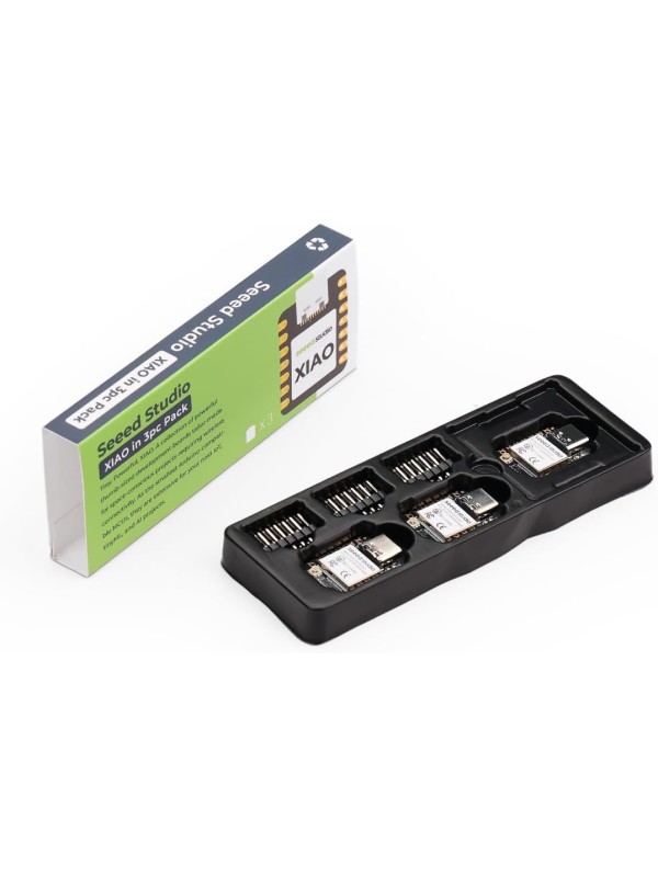 Seeed Studio XIAO ESP32 S3 Sense - 2.4GHz Wi-Fi, BLE 5.0, OV2640 Camera Sensor, Digital Microphone, 8MB PSRAM, 8MB Flash, Battery Charge Supported, Rich Interface, IoT, Embedded ML …