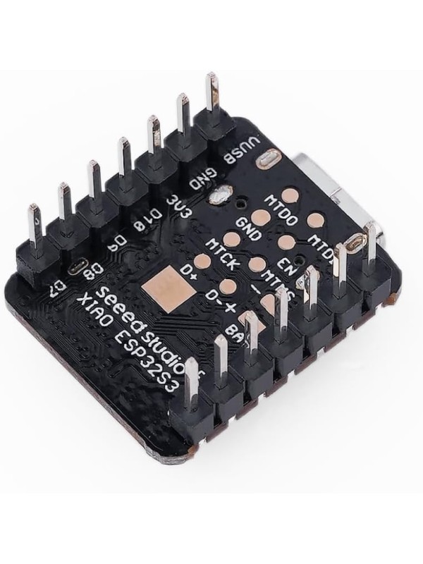 Seeed Studio XIAO ESP32 S3 Sense - 2.4GHz Wi-Fi, BLE 5.0, OV2640 Camera Sensor, Digital Microphone, 8MB PSRAM, 8MB Flash, Battery Charge Supported, Rich Interface, IoT, Embedded ML …
