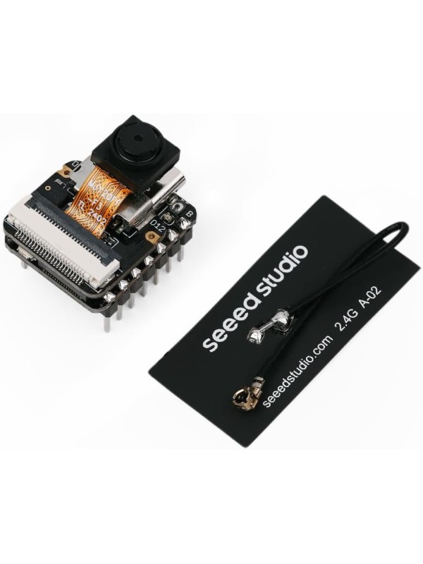Seeed Studio XIAO ESP32 S3 Sense - 2.4GHz Wi-Fi, BLE 5.0, OV2640 Camera Sensor, Digital Microphone, 8MB PSRAM, 8MB Flash, Battery Charge Supported, Rich Interface, IoT, Embedded ML …