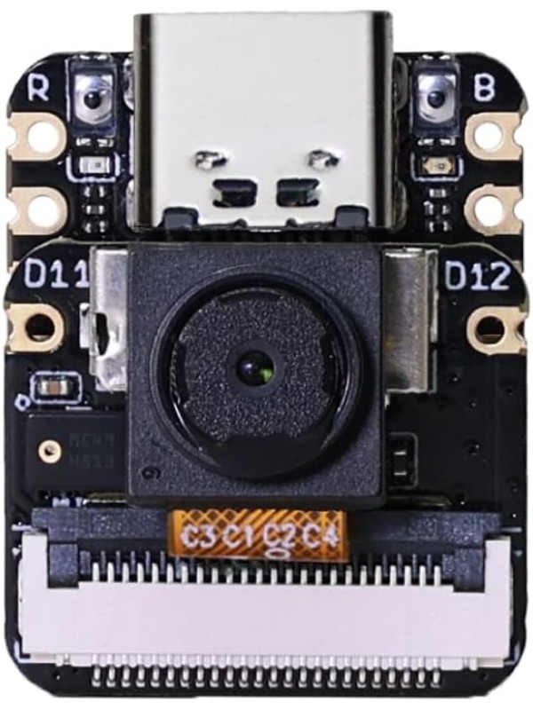 Seeed Studio XIAO ESP32 S3 Sense - 2.4GHz Wi-Fi, BLE 5.0, OV2640 Camera Sensor, Digital Microphone, 8MB PSRAM, 8MB Flash, Battery Charge Supported, Rich Interface, IoT, Embedded ML …