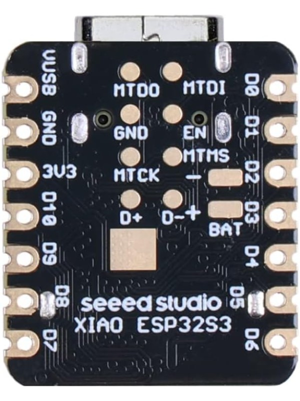 Seeed Studio XIAO ESP32 S3 Sense - 2.4GHz Wi-Fi, BLE 5.0, OV2640 Camera Sensor, Digital Microphone, 8MB PSRAM, 8MB Flash, Battery Charge Supported, Rich Interface, IoT, Embedded ML …