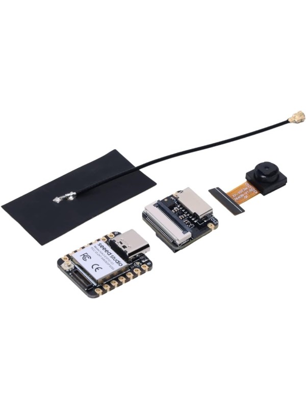 Seeed Studio XIAO ESP32 S3 Sense - 2.4GHz Wi-Fi, BLE 5.0, OV2640 Camera Sensor, Digital Microphone, 8MB PSRAM, 8MB Flash, Battery Charge Supported, Rich Interface, IoT, Embedded ML …