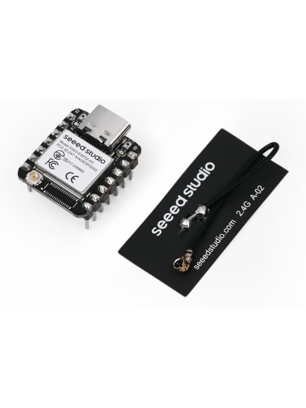 Seeed Studio XIAO ESP32 S3 Sense - 2.4GHz Wi-Fi, BLE 5.0, OV2640 Camera Sensor, Digital Microphone, 8MB PSRAM, 8MB Flash, Battery Charge Supported, Rich Interface, IoT, Embedded ML …
